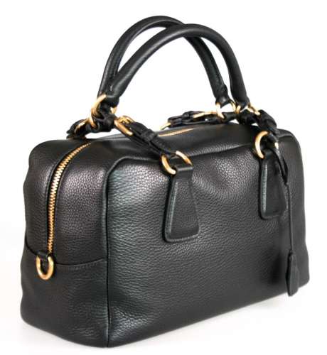 AUTHENTIC LUXURY PRADA SHOULDER BAG HANDBAG B3091M BLACK NEW